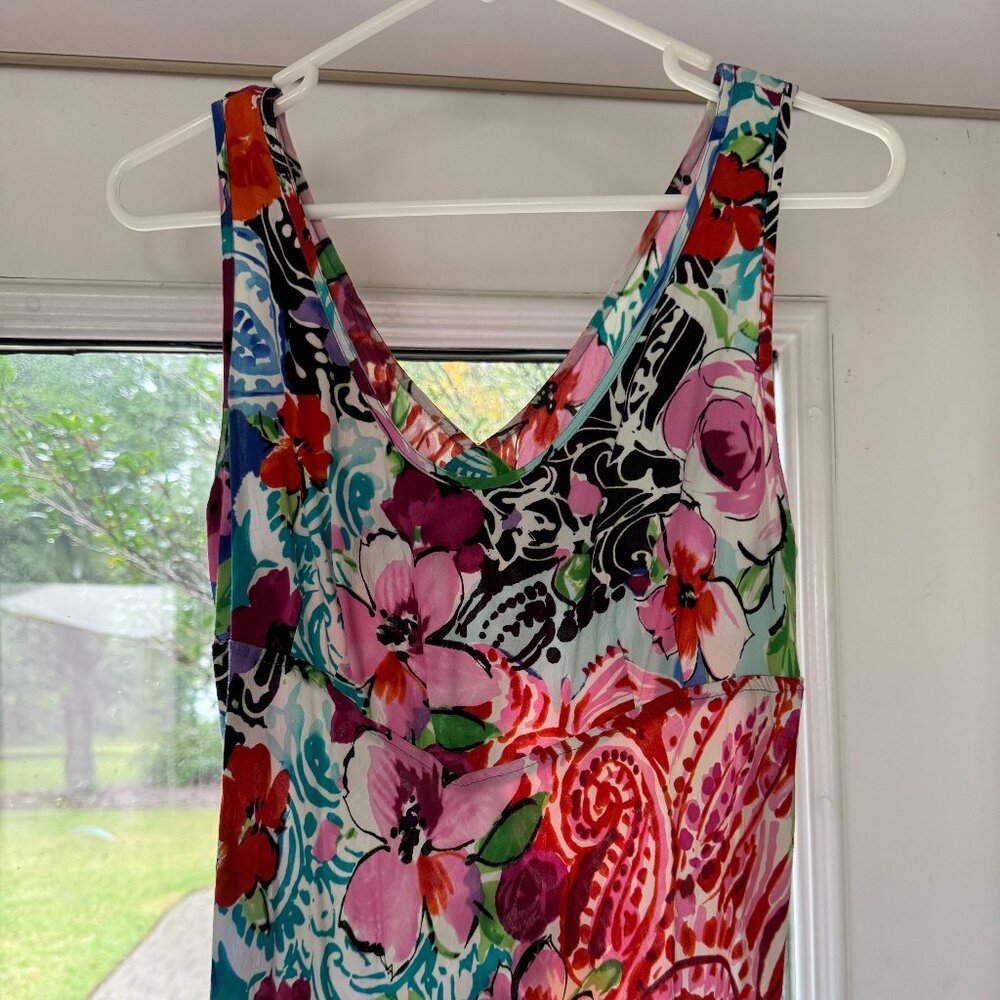 Jams World Vintage Colorful Floral Garden Sundress EUC! - Picture 5 of 7